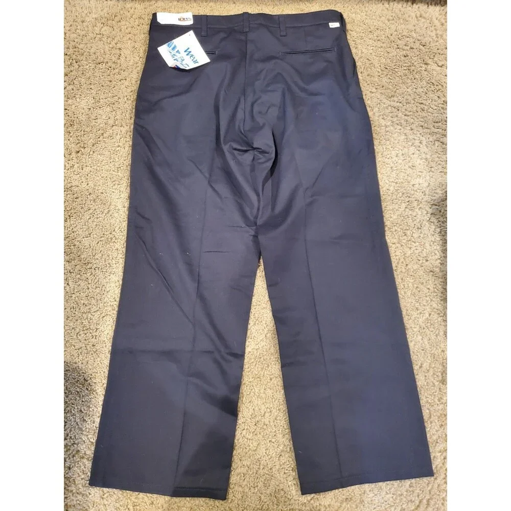 NWT Topps FireWear Safety Apparel Flame Resistant FR Pants Navy Modacrylic 40
